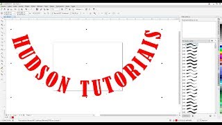 CURSO COREL DRAW TEXTO EM CURVA [upl. by Nairoc]