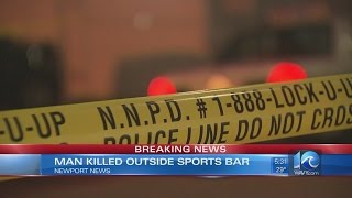 Man shot and killed outside restaurant in Newport News [upl. by Ahsekram]