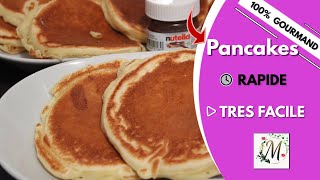 Pancakes Recette Facile Et Rapide [upl. by Schurman]