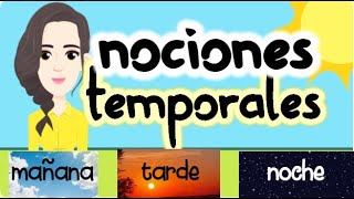 NOCIONES TEMPORALES 💥para niños [upl. by Larue]