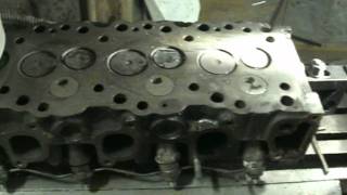 Resurfacing a cast iron cylinder head Part 2 [upl. by Anitnamaid]