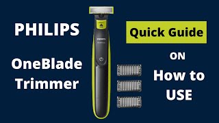 How to use Philips Oneblade Trimmer in Hindi  Review Fatafat  shorts [upl. by Jolyn]