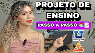 PROJETO DE ENSINO  📚 unopar projetodeensino pedagogia anhanguera tccpedagogia licenciaturas [upl. by Euqinad736]