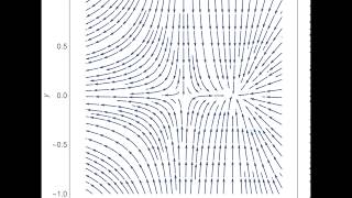 Transcritical bifurcation in 2D [upl. by Mor]