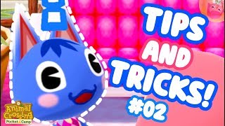 ♡ TOP POCKET CAMP BEGINNERS TIPS RARE ITEMS FREE LEAF TICKETS  ACPC Top Tips  Tricks 02 ♡ [upl. by Ilene802]