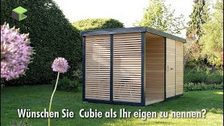 CUBIE  Innovative Gartenhäuser [upl. by Schafer642]