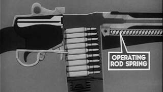 US RIFLE CALIBER 762MM M14  OPERATION AND CYCLE OF FUNCTIONING [upl. by Sylvie887]