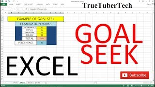 How to use the Goal Seek Function in Excel  Excel Tutorial [upl. by Lauri]