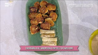 Caciocavallo allargentiera e frittelle di cavolfiore  È sempre mezzogiorno  20022024 [upl. by Botnick211]