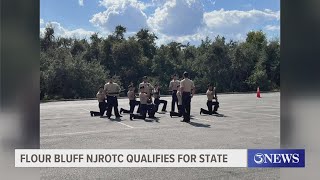 Flour Bluff NJROTC qualifies for state competition [upl. by Adalbert]