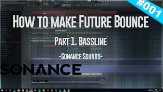 How to make Future Bounce Bassline Part 1 Free FLP [upl. by Yknarf6]