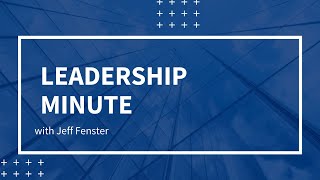 Leadership Minute with Jeff Fenster  AmTrust Financial [upl. by Behlke83]