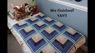 3D Mitred Granny Square CAL  How to join the squares Ep 10 [upl. by Lletniuq]