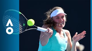 Polona Hercog v Ekaterina Alexandrova match highlights 1R  Australian Open 2018 [upl. by Coshow]