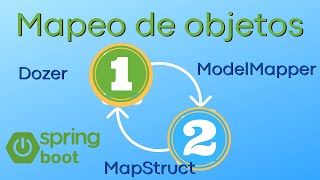 🚀Cómo mapear dos objetos diferentes en spring boot [upl. by Schuler]