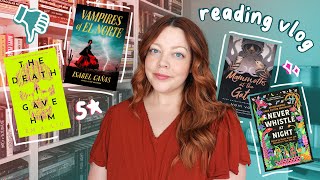 reading 2023 new releases 📚 horror mystery fantasy book vlog [upl. by Ysabel]