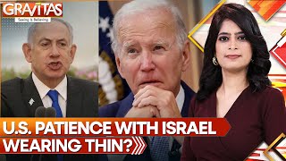 IsraelHamas war Is Washington Losing Patience with Netanyahu  Gravitas  World News  WION [upl. by Taite]