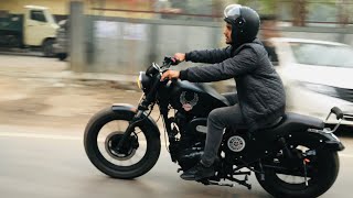 Royal Enfield modified  bike modification  Into Harley davidson I Bobber Style  Vampvideo [upl. by Gwendolin]