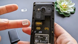 Insert NANO SIM without adapter in Nokia 3310 2660 6300 6310 5310  1100  2720  2620  8210 [upl. by Ardnasak]