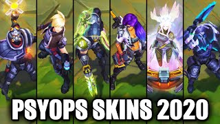 All PsyOps Skins Spotlight 2020 League of Legends [upl. by Aidnac]