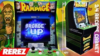 Arcade 1UP Rampage Midway Classic Arcade Review  Rerez [upl. by Dong]