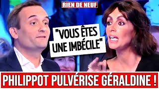 FLORIAN PHILIPPOT détruit GÉRALDINE MAILLET qui est INSUPPORTABLE [upl. by Biancha]