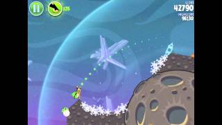 Angry Birds Space Cold Cuts 217 Walkthrough 3star [upl. by Marj]