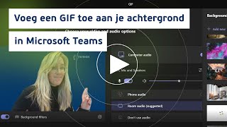 Een GIF toevoegen als achtergrond in Microsoft Teams [upl. by Callie]