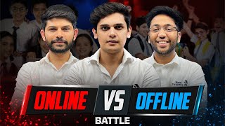 Online vs Offline Battle 🔥  Class 9th and 10th  Next Toppers [upl. by Ydnak]