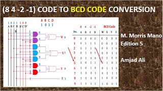 Exercise 48 a  Conversion from 8 4 2 1 Code to BCD Code [upl. by Zahara]