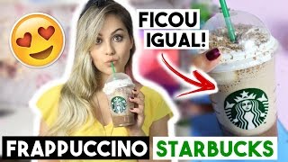 COMO FAZER FRAPPUCCINO DO STARBUCKS EM CASA  Gabriela Capone [upl. by Oscar]