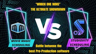 Comparison of Movie Magic Scheduling MMS and Studiovity Which Film PreProduction Tool is best [upl. by Euqinomahs126]