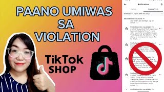 TIKTOK SHOP VIOLATION PAANO MAIIWASAN [upl. by Eenor257]