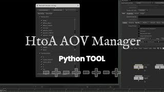 Houdini Python  11 HtoA AOV Manager [upl. by Adnwahsat]