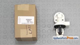 How To WhirlpoolKitchenAidMaytag Drain Pump W10421247 [upl. by Nagiem]