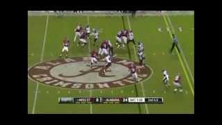 1 Alabama vs 11 Mississippi State 2012 Football Highlights  102712 [upl. by Ailemak557]