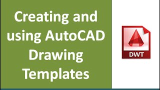 Creating and using AutoCAD drawing templates [upl. by Ahsetan]