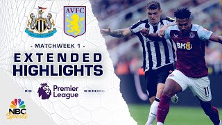 Newcastle United v Aston Villa  PREMIER LEAGUE HIGHLIGHTS  8122023  NBC Sports [upl. by Arretak]