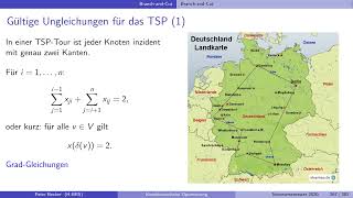 Kombinatorische Optimierung BranchandCut [upl. by Macario267]