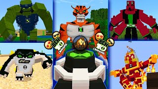 NEW ANTITRIX 🔥BEN 10 OMNIVERSE MOD FOR MINECRAFT PE😱  MCPE 120 [upl. by Neetsuj]