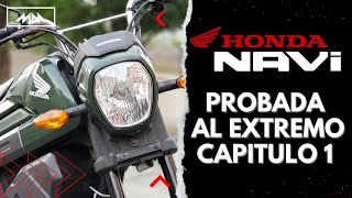 Honda NAVi 110 RESEÑA DEFINITIVA 2022  Manejo en Ciudad  Off Road  Carretera [upl. by Aneel903]