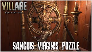 Resident Evil Village  Sanguis Virginis Puzzle  Courtyard Key [upl. by Fredi]