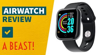 AIRWATCH REVIEW  THE BEAST SMARTWATCH [upl. by Suiddaht73]