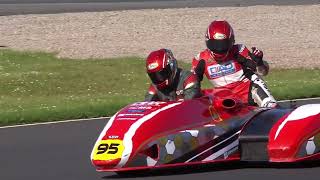 2024 Hoosier British Sidecars Donington Park Race 2 highlights [upl. by Keraj]