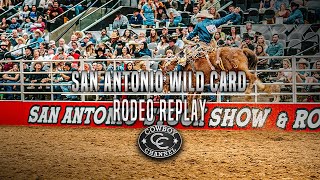 The Cowboy Channels Rodeo Replay 2024 San Antonio Stock Show and Rodeo Wild Card [upl. by Enniroc]