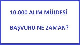 10 BİN ALIM MÜJDESİ  10 BİN POLİS ALIMI NE ZAMAN NASIL POLİS OLUNUR 31DÖNEM POMEM [upl. by Alik]