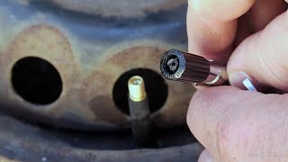 How to Replace a Wheel Valve Fitted to a Schrader type valve stem [upl. by Ariom]