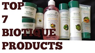 TOP 7 BIOTIQUE PRODUCTS REVIEW HONEST REVIEW MUST TRY PRODUCTSNATTY JYOTI [upl. by Zak]