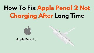 How To Fix Apple Pencil 2 Not Charging After Long Time [upl. by Suiratnauq]