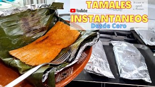 ‼️VIRAL TAMALES EXPRESS EN 8 MINUTOS😱 Forma fácil y rápida de hacer tamales en el comal SIN olla [upl. by Rovit]